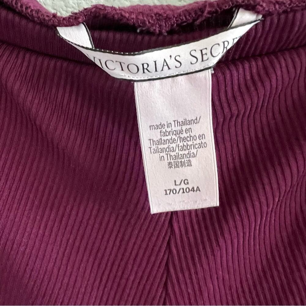 Victoria's Secret Sleep Lounge Shorts Elastic Waist High Cut Sexy Side Lace L - Picture 8 of 8